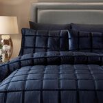 SUPER KING DUVET COVER Soiree Brighton Square Navy
