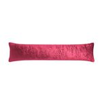Velvet Crush Draught Excluder 22 x 90cm - Red