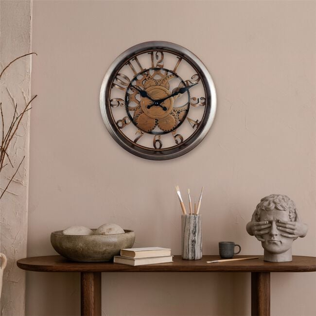 Mechanical Bronze Clock 12'' 