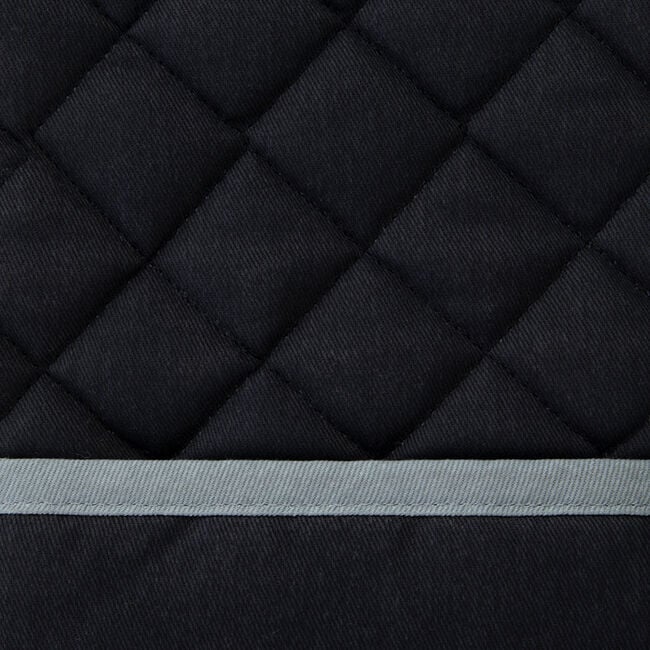 Two Tone Double Oven Glove - Black/Grey