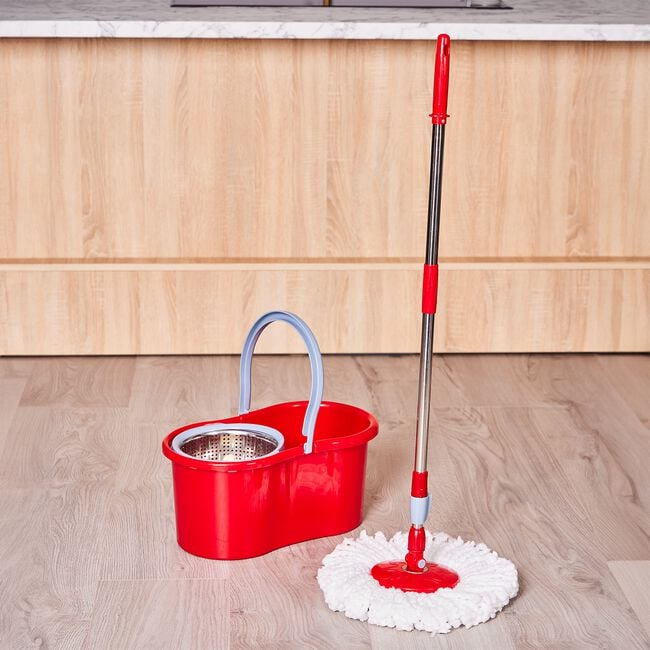 Gleam Clean Spinning Mop & Bucket