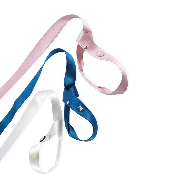 BLOOM YOGA MAT STRAP WHITE