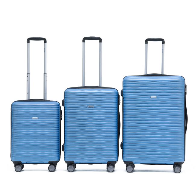 MEDIUM LIGHTWEIGHT HARDSHELL LUGGAGE - BLUE