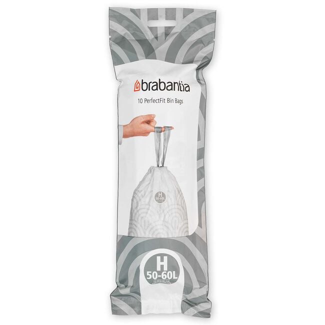 Brabantia 50-60L Bin Liners 10 Pack