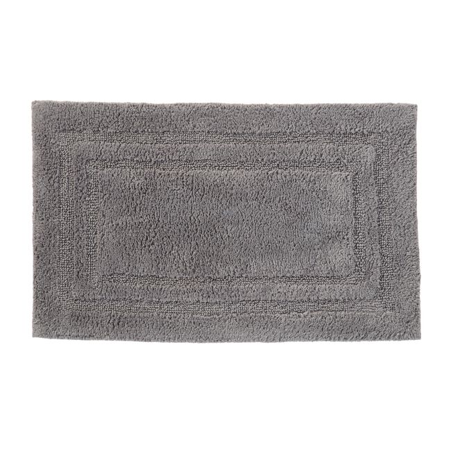 COTTON BORDER GUNMETAL 50x80 Bath Mat