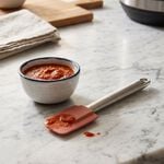 La Cucina Silicone Scraper with S/Steel Handle