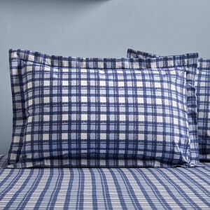 Nicole Day Jack Navy Oxford Pillowcase Pair