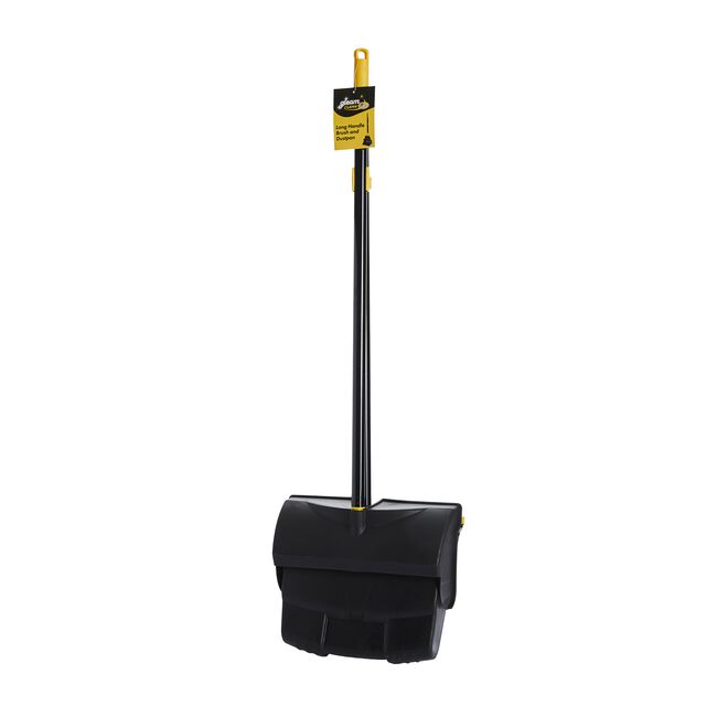 Gleam Clean Bee Long Handle Brush and Dustpan