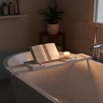 HAMPTON WHITE Bath Rack 