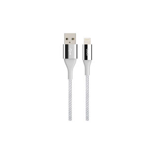 Budi Silver Lightning 1.2m Charging Cable 