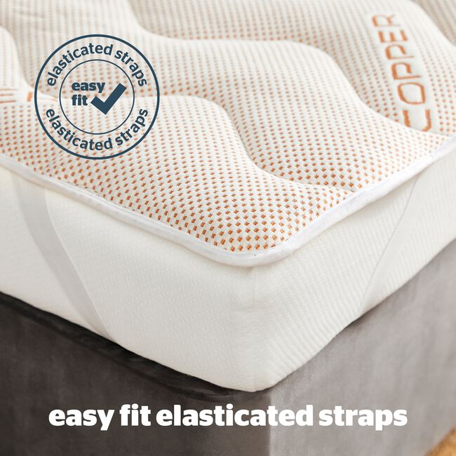 SILENTNIGHT WELLBEING COPPER Mattress Topper DB