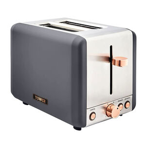 Tower Cavaletto Grey 2 Slice Toaster 