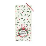 Merry Christmas Wreath 20 Cello Treat Bags