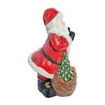 Santa with Presents Light Up Porch Decoration