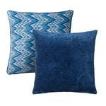 DISTRESSED CHENILLE NAVY 45x45 Cushion