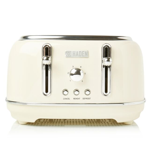 Haden Highclere 4 Slice Cream Toaster 