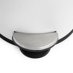 White Sparkle Dome Lid Pedal Bin 3L