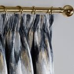 PENCIL PLEAT TOKYO NAVY 66x54 Curtain