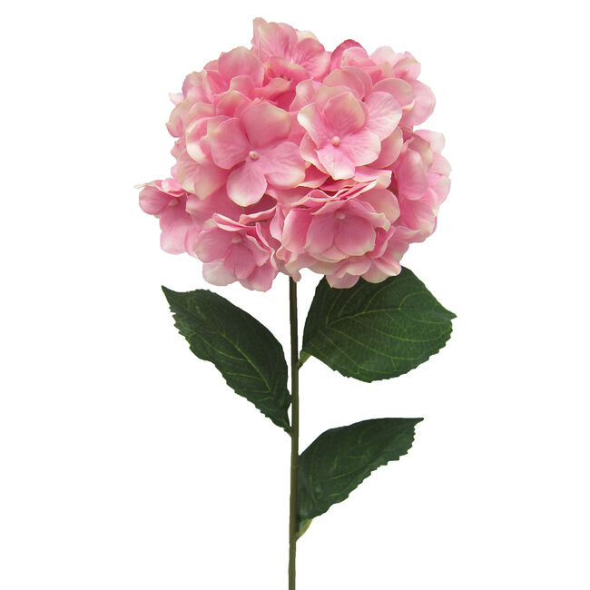 Hydrangea Spray Stem Flower Pink- 74cm 