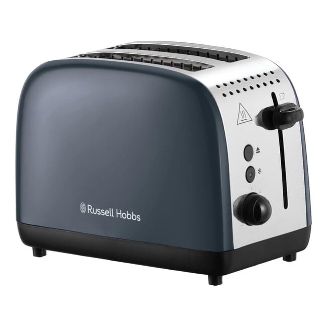 Russell Hobbs Colour Plus Grey 2 Slice Toaster