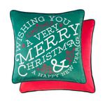 Santas' Helpers Cushion Cover 45cm x 45cm - 2 Pack
