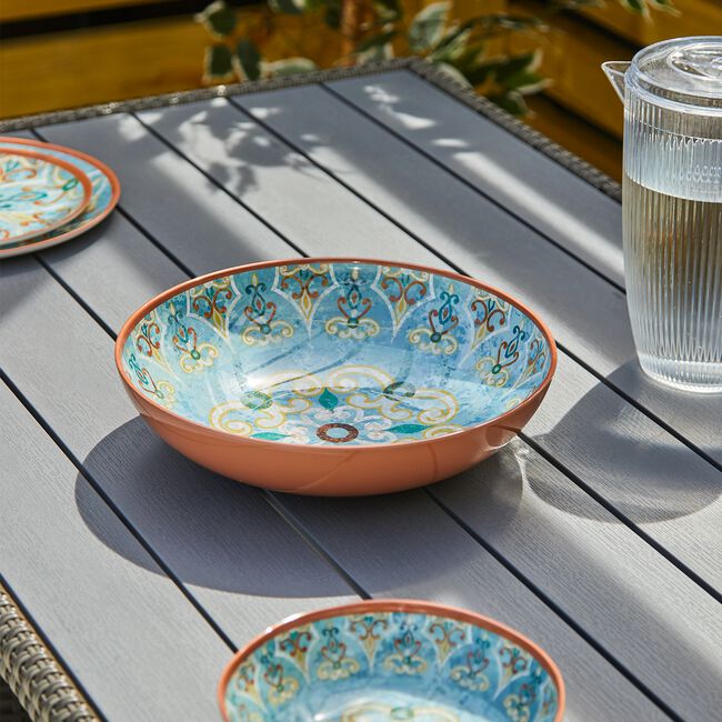 Sardinia Plastic Salad Bowl