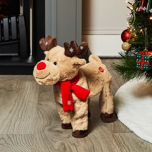 Animated Singing Plush Reindeer