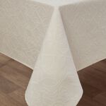 Embossed Tablecloth 158cm x 230cm - Ivory