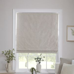 BLACKOUT & THERMAL TEXTURED NATURAL 90X140cm Roman Blind