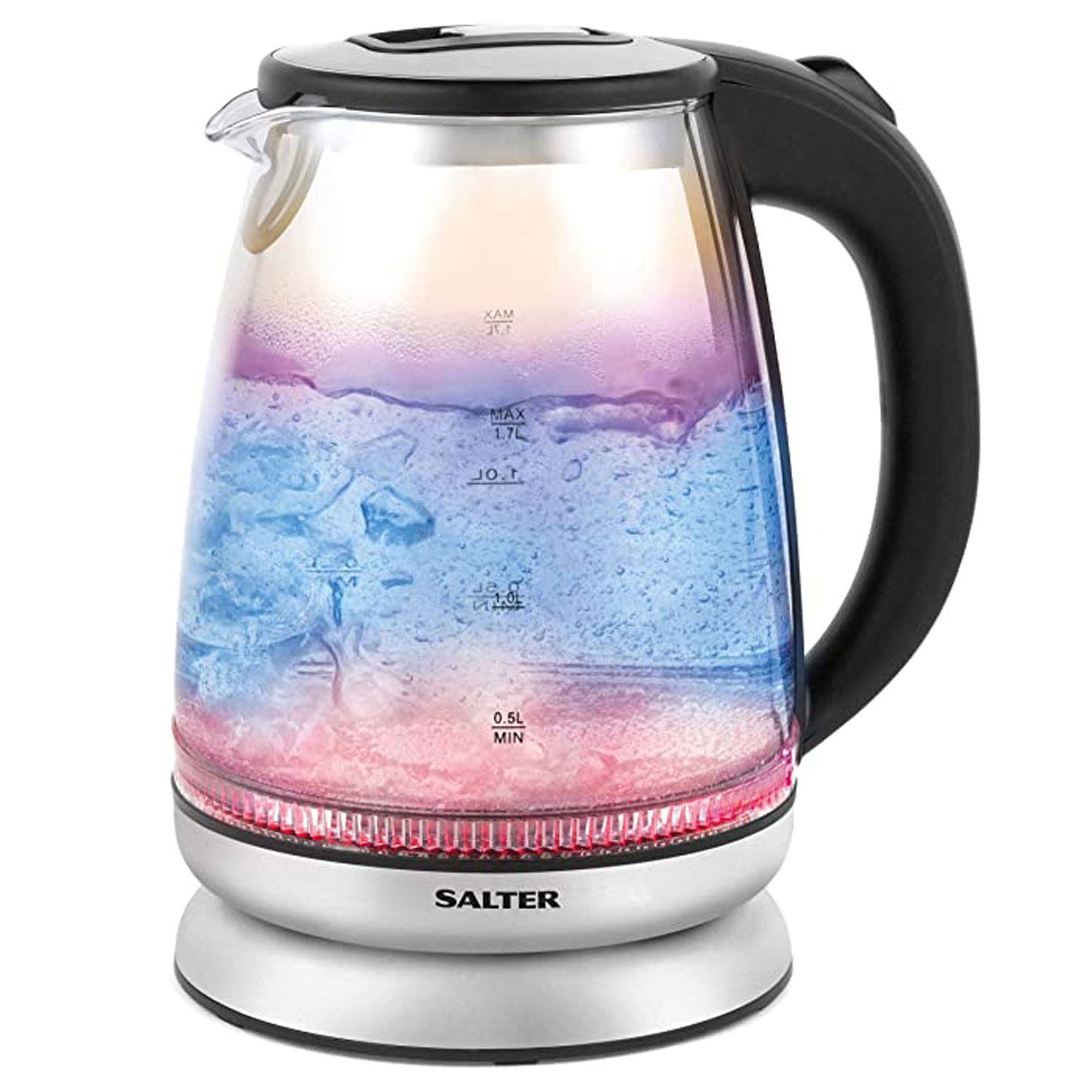 Salter Iridescent Glass Kettle Home Store + More