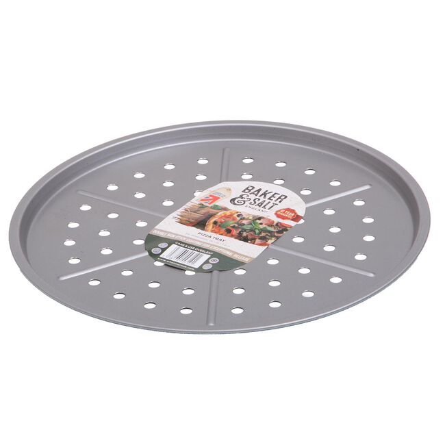 Baker & Salt Silver Pizza Tray 31cm