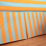 SPACE STRIPES Double Platform Valance