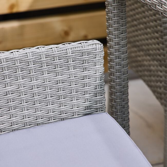 Modena Rattan Dining Set 5 Piece