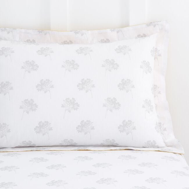 Mona Oxford Pillowcase Pair - Ochre
