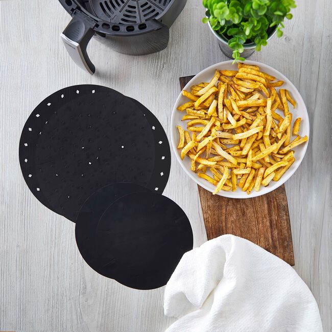 Tower Black 2 Pack Air Fryer Liners