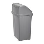 Casa Swing Bin Silver 25L
