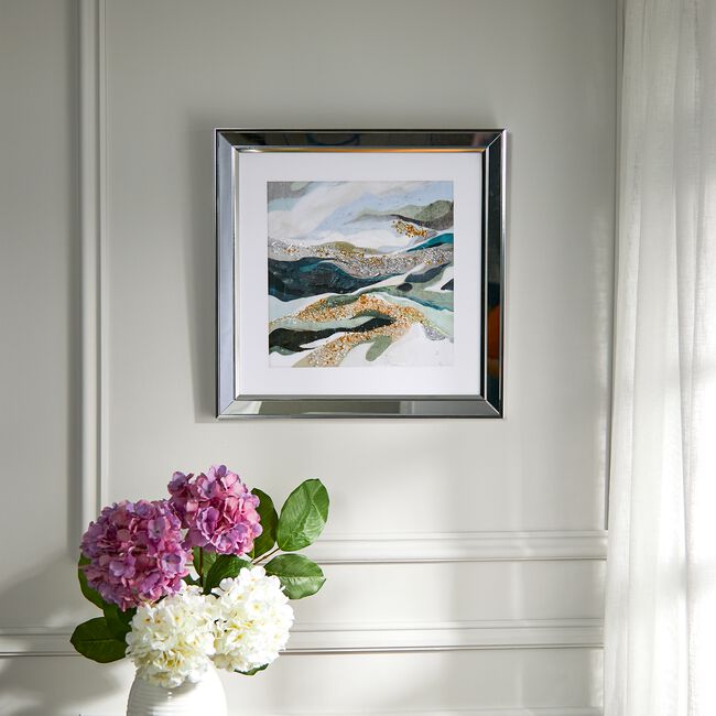 Coastal Dreams Jewelled Wall Art - 46.5cm x 46.5cm