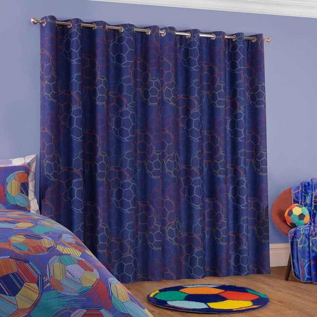 BLACKOUT FOOTBALL CHAMPION 66x54 Curtain