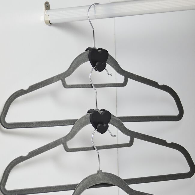 Space Saving Clothes Hanger Clips - 18 Pack