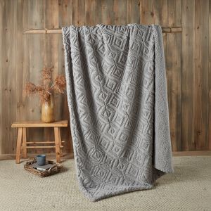 FUSION SNUG ROMO GREY 130x180cm Throw