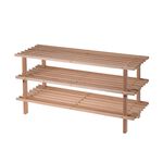 Shoe Rack 3 Layer Fir Wood