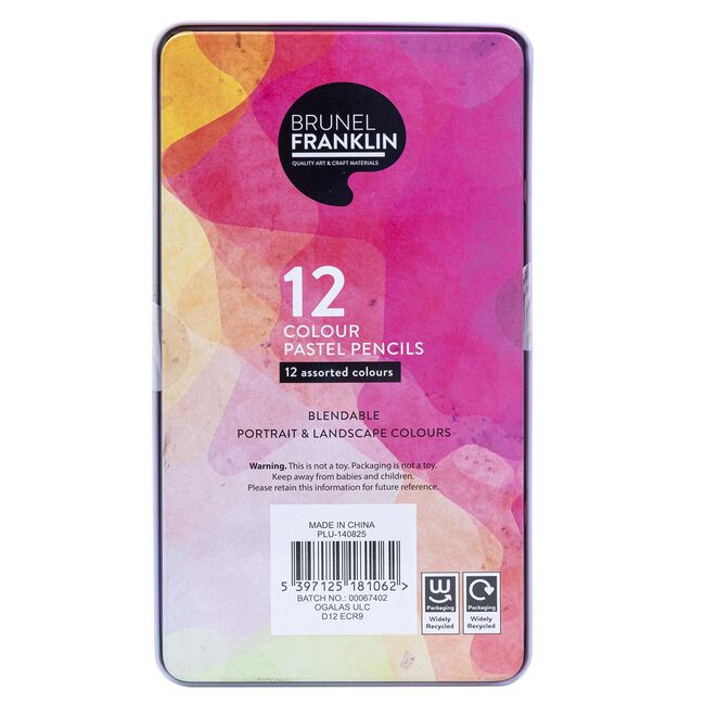 12 Pack Pencils / Watercolour / Charcoal / Pastels