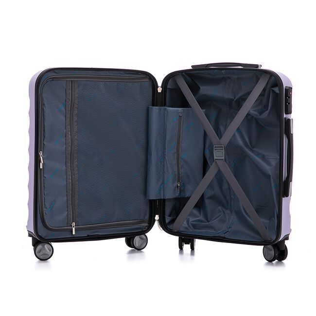 CABIN SIZE LIGHTWEIGHT HARDSHELL LUGGAGE - LAVANDER