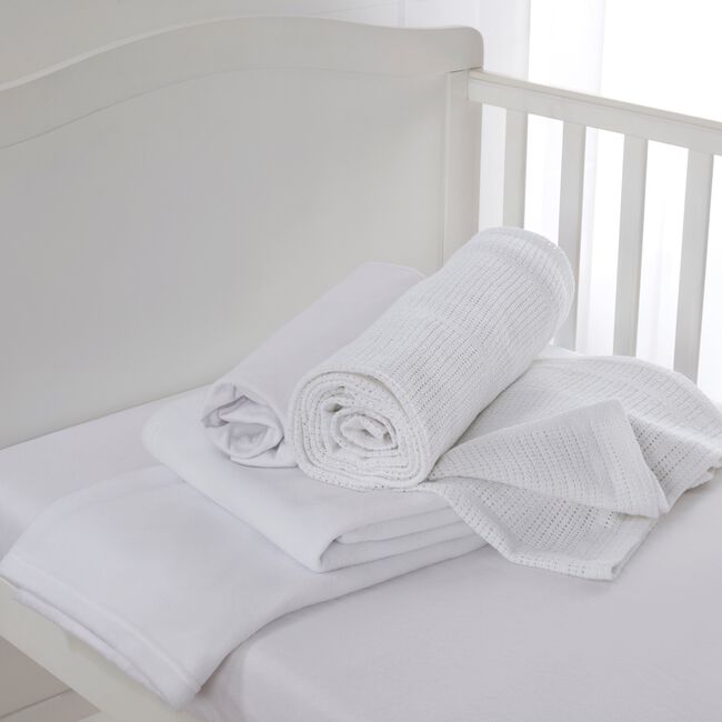 Clair De Lune Cot Bed Starter Set - 4 Piece