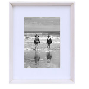 5x7" REINE WHITE Wood Bevelled Frame