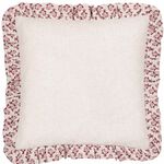 FURN LULAH BLOCK LINEN/RED 45x45 Cushion