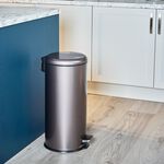 30L Forma Platinum Kitchen Pedal Bin