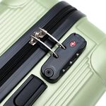 LARGE LIGHTWEIGHT HARDSHELL LUGGAGE - SAGE GREEN