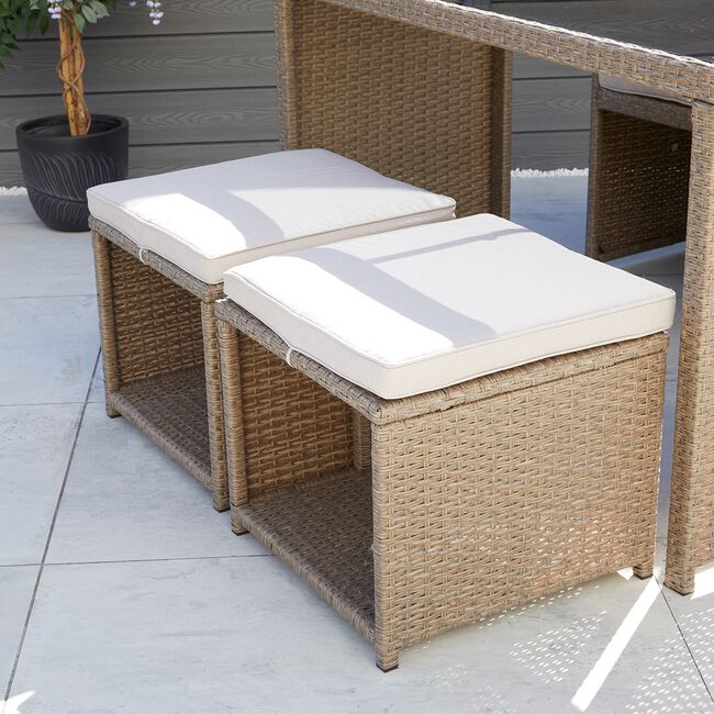 Marsala 5-piece Rattan Garden Set