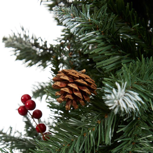 Deluxe 7ft Pine Cone & Berry Christmas Tree